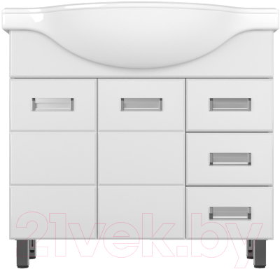 Тумба под умывальник Style Line Ирис 90 3 ящика (для классической раковины) - фото