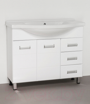 Тумба под умывальник Style Line Ирис 90 3 ящика (для классической раковины)