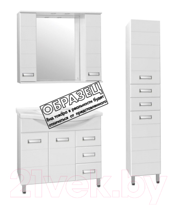 Тумба под умывальник Style Line Ирис 90 3 ящика (для классической раковины)