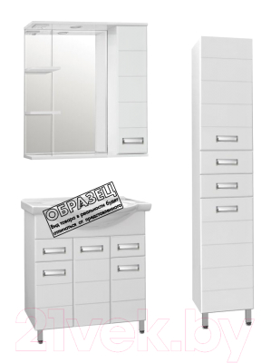 Тумба под умывальник Style Line Ирис 100 2 ящика (для классической раковины)