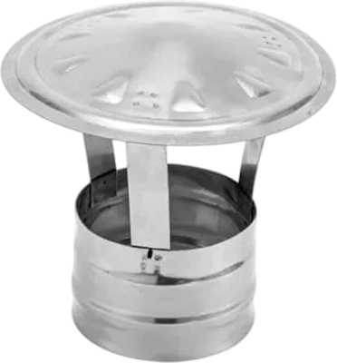 Колпак для дымохода UMKPRO 150 AISI 439/0.5мм (К) тип-2 - фото