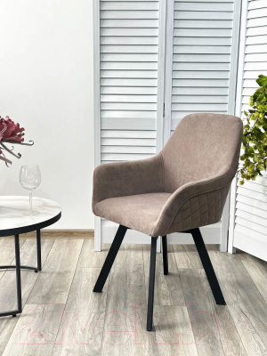 Стул M-City Jet / 670M05342 (B5 капучино/черный)