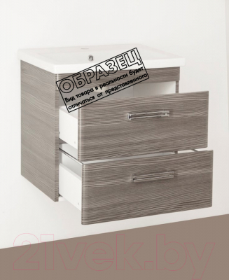 Тумба под умывальник Style Line Лотос 55 (подвесная, для квадратной раковины)