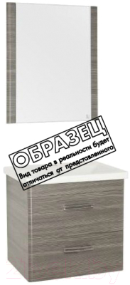 Тумба под умывальник Style Line Лотос 55 (подвесная, для квадратной раковины)