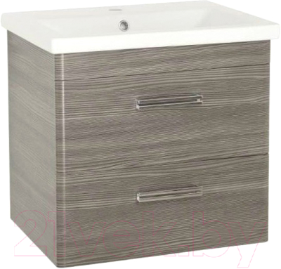 Тумба под умывальник Style Line Лотос 60 (подвесная, для квадратной раковины) - фото