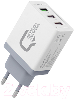 Адаптер питания сетевой Qumo Charger 0019 / Q23714 - фото