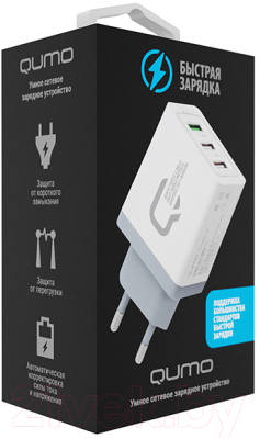 Адаптер питания сетевой Qumo Charger 0019 / Q23714