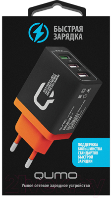 Адаптер питания сетевой Qumo Charger 0019 / Q24350