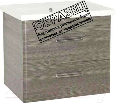 Тумба под умывальник Style Line Лотос 75 (подвесная, для квадратной раковины) - фото