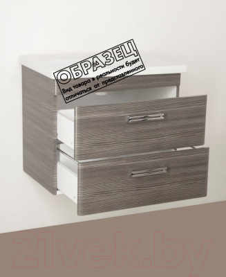 Тумба под умывальник Style Line Лотос 75 (подвесная, для квадратной раковины)