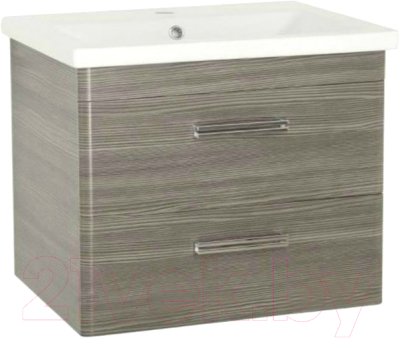 Тумба под умывальник Style Line Лотос 80 (подвесная, для квадратной раковины) - фото