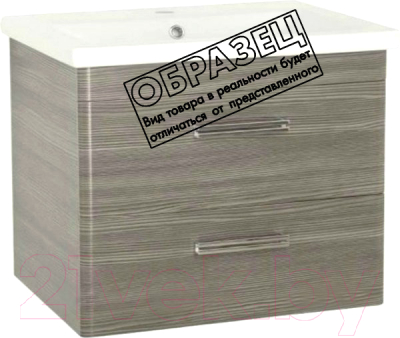 Тумба под умывальник Style Line Лотос 85 (подвесная, для квадратной раковины) - фото