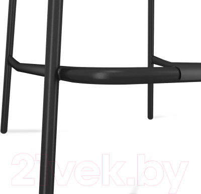 Стул барный Sheffilton SHT-ST42-1/S29-1 (кофейный трюфель/черный муар)