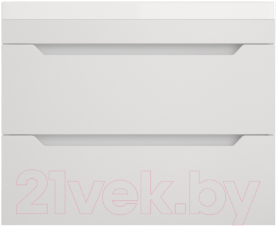 Тумба под умывальник Style Line Остин 50 2 ящика (подвесная, для квадратной раковины) - фото