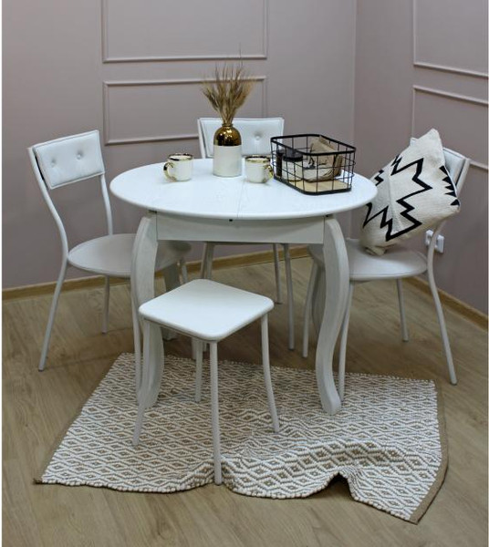 Обеденный стол Древпром М52 Валенсия ДП1-02-07 78x93-123