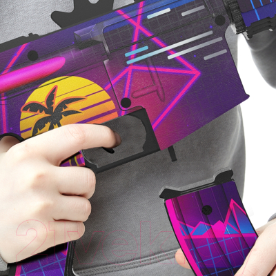 Автомат игрушечный VozWooden М4А4/М4 Active Закат / 2004-0210