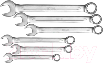 Набор ключей TOTAL THT102266 - фото
