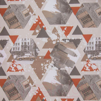 Диван Rivalli Кинг (Futura Mango принт серый с манго)