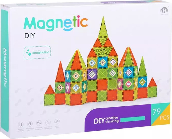 Конструктор магнитный Наша игрушка CH1044 - фото