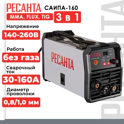 Полуавтомат сварочный Ресанта САИПА-160 MIG/MAG