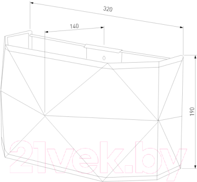 Бра TK Lighting Kantoor Graphite 3317