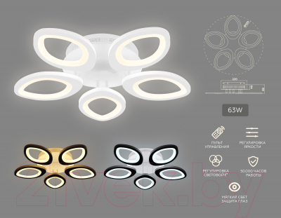Люстра Ambrella Acrylica / FA4492