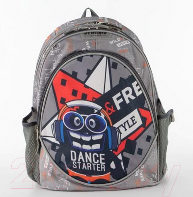 Детский рюкзак Ecotope +пенал / 380-2020-GCL (серый)