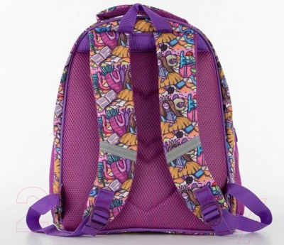 Детский рюкзак Ecotope +пенал / 380-2020-LLC (сиреневый)