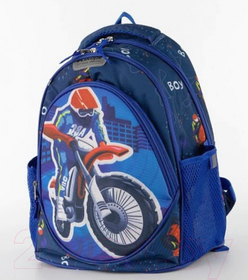 Детский рюкзак Ecotope +пенал / 380-2020-NCL (синий)