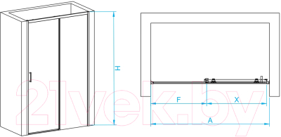 Душевая дверь RGW PA-017 / 350801718-11