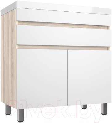 Тумба под умывальник Style Line Берген 80 1 ящик - фото