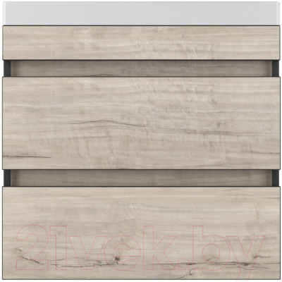 Тумба под умывальник Style Line Берлин 65 2 ящика (подвесная) - фото