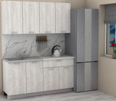 Кухонный гарнитур Eligard Lion 2 1.6 (сосна каньон/королевский опал)