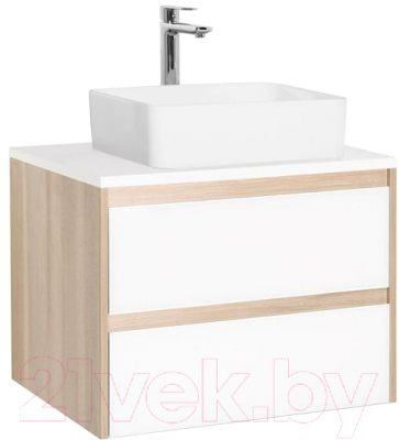 Тумба под умывальник Style Line Монако МДФ 70 (подвесная, со столешницей)