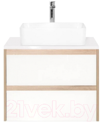 Тумба под умывальник Style Line Монако МДФ 70 (подвесная, со столешницей)