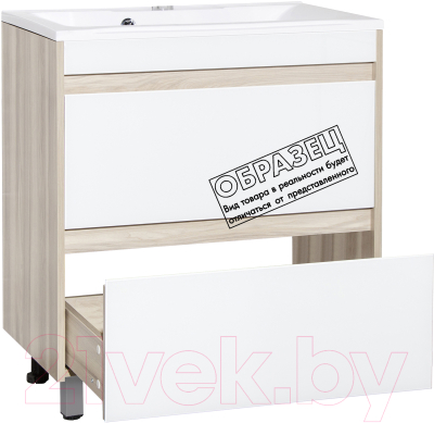 Тумба под умывальник Style Line Монако МДФ 100 (напольная, со столешницей)