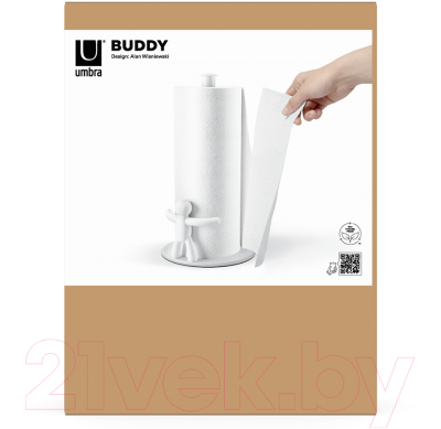 Держатель бумажных полотенец Umbra Buddy 1019271-660 (белый)