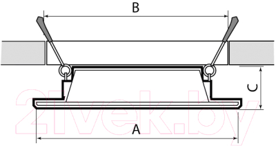 Точечный светильник JAZZway PLED DL7 4000К / 5042544