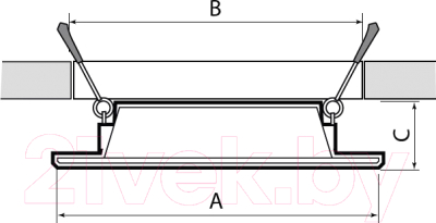 Точечный светильник JAZZway PLED DL7 4000К / 5042568