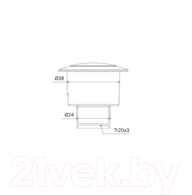 Кнопка смыва IDDIS Optima Home 92038MB1AR