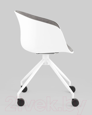 Кресло офисное Stool Group Libra / SL-7040ZB (рогожка серый)
