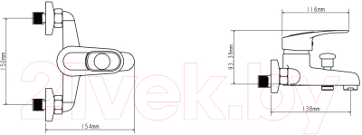 Смеситель Ekko E32028