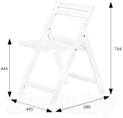 Стул складной Мебелик Массив