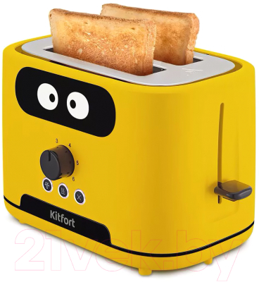Тостер Kitfort KT-4093-1 (желтый) - фото