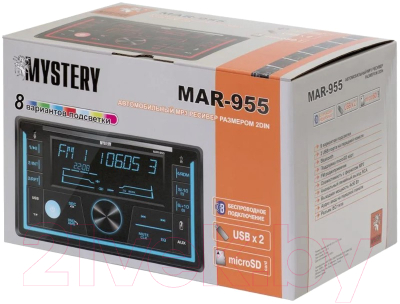 Бездисковая автомагнитола Mystery MAR-955