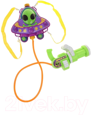 Бластер игрушечный Наша игрушка C резервуаром НЛО / HC068-2 - фото