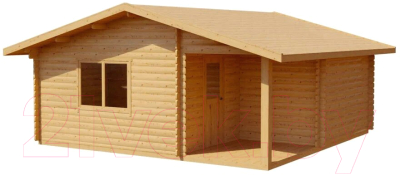 Дачный дом ДомБелКом ДС-1 6.0x6.0 - фото