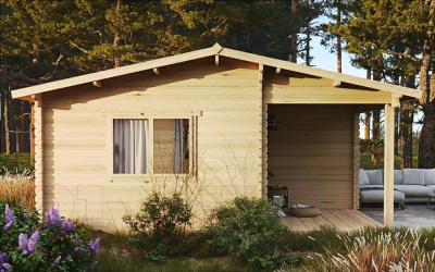 Дачный дом ДомБелКом ДС-1 6.0x6.0