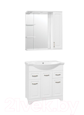 Тумба под умывальник Style Line Олеандр-2 120 2 ящика (для классической раковины)