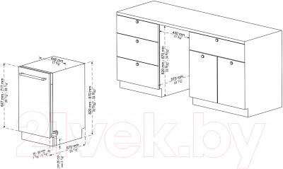 Посудомоечная машина Korting KDI 45898 I